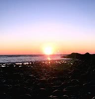 Strand Sonnenaufgang