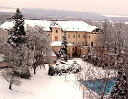 Hotel im Winter