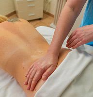 Entspannen bei Massage