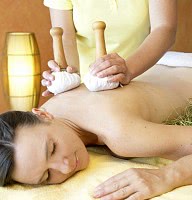 Heustempel-Massage