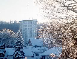 Das Hotel im Winter
